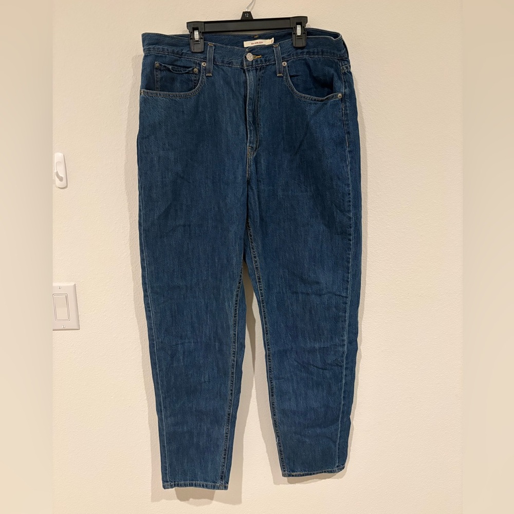 Levi's Dark Blue Straight Leg Jeans